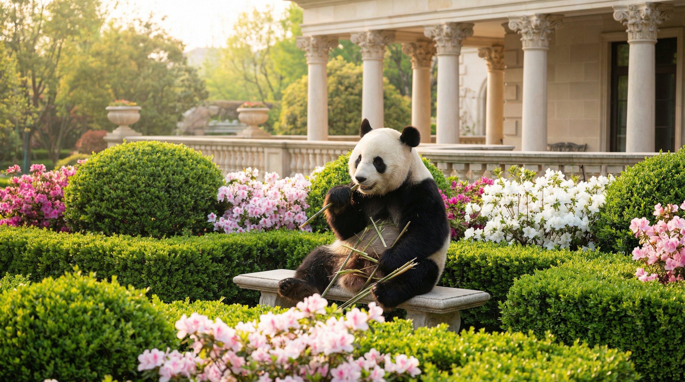 大熊猫竹林嘻戏 - 免费看片独家高清视频纪录